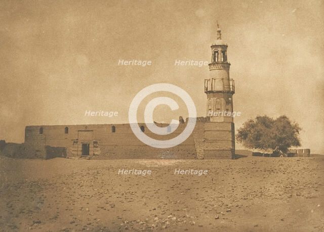 Mosquée de Haou (Diospolis parva), 1849-50. Creator: Maxime du Camp.
