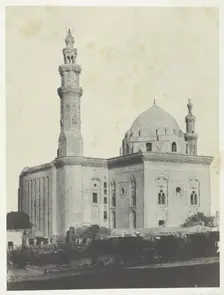 Mosquée de Sultan Haçan, Le Kaire, 1849/51, printed 1852. Creator: Maxime du Camp