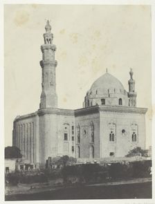 Mosquée de Sultan Haçan, Le Kaire, 1849/51, printed 1852. Creator: Maxime du Camp