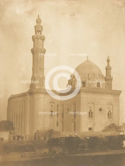 Mosquée de Sultan Haçan, Place de Roumelich, au Kaire, December 13, 1849. Creator: Maxime du Camp.