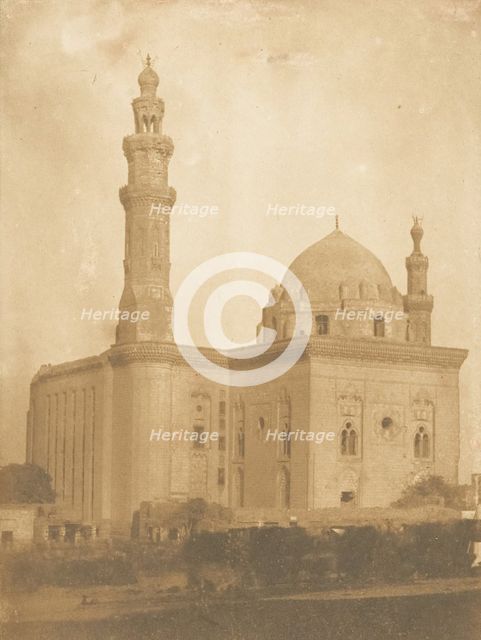 Mosquée de Sultan Haçan, Place de Roumelich, au Kaire, December 13, 1849. Creator: Maxime du Camp.