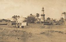 Mosquée d'El-Arif et Tombeau de Mourad-Bey, à Souhadj, 1849-50. Creator: Maxime du Camp
