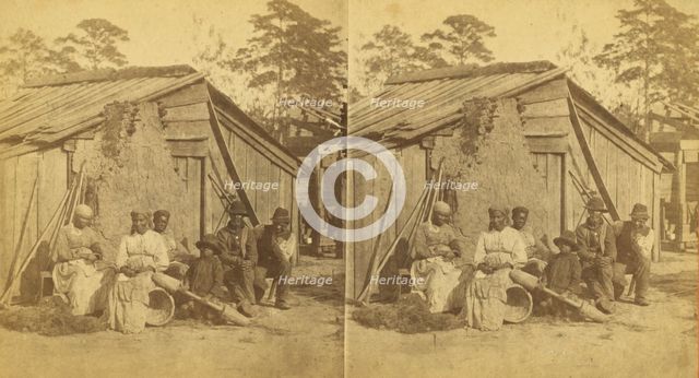 Moss pickers, (1868-1900?). Creator: O. Pierre Havens.