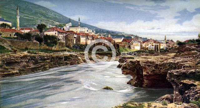 Mostar, Bosnia and Herzegovina, Yugoslavia, c1924. Artist: John Bushby