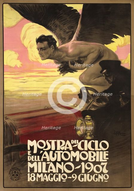 Mostra del Ciclo e dell'Automobile, Milano, 1907.
