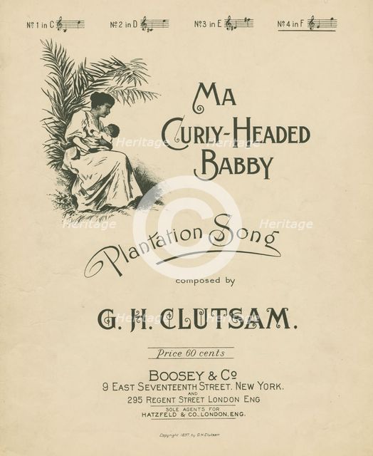 'Ma curly headed babby', 1900. Creator: Unknown.