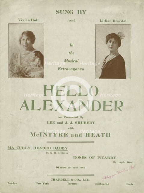 'Ma curly headed babby', 1900 (Inferred). Creator: Unknown.