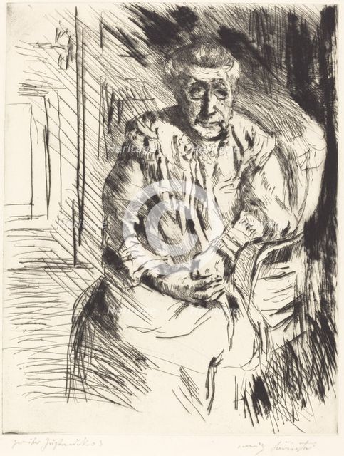 Ma Belle Mere (Mother-in-Law), 1919. Creator: Lovis Corinth.