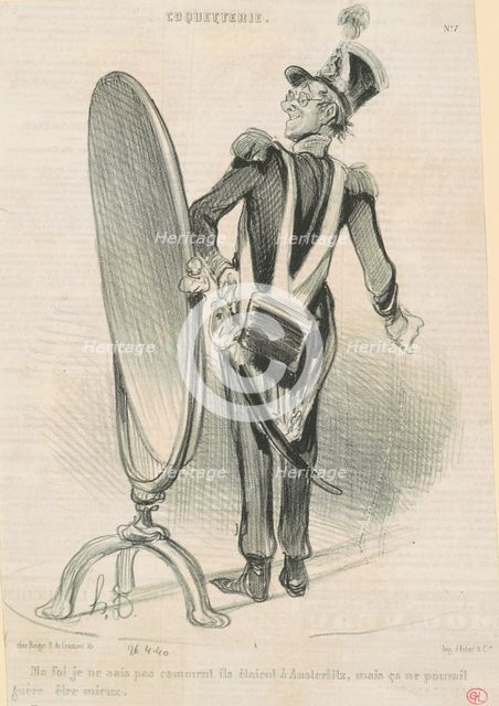 Ma fois je ne sais pas comment ils ..., 19th century. Creator: Honore Daumier.