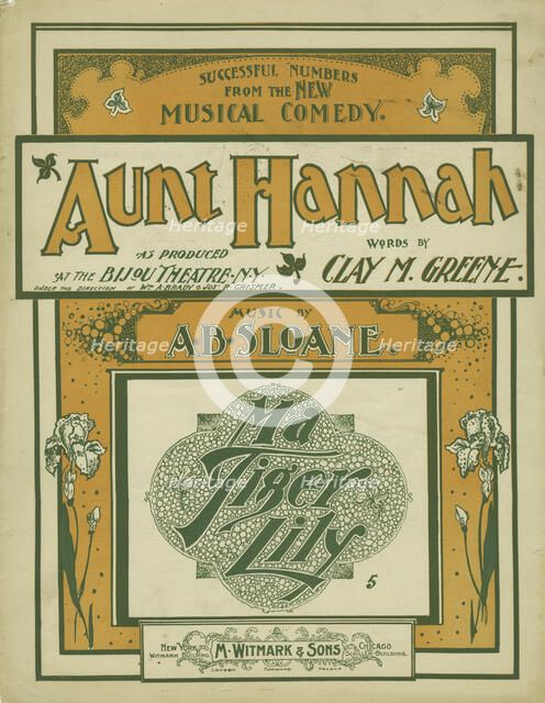 'Ma Tiger Lily', 1900. Creator: Unknown.