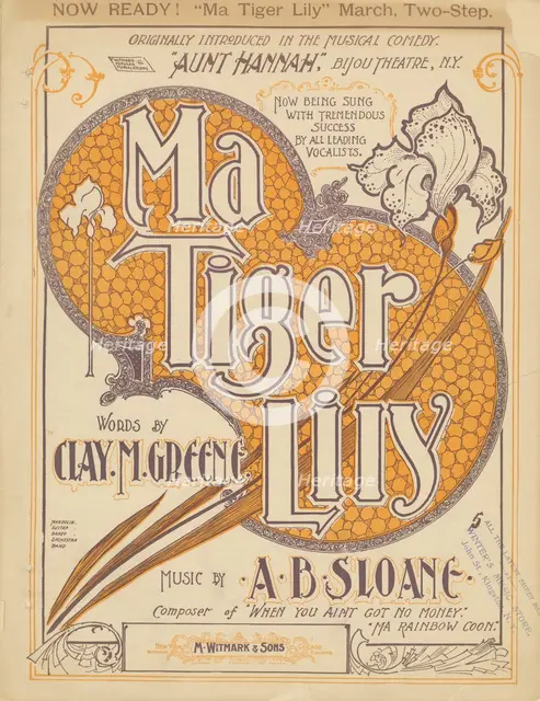 'Ma Tiger Lily', 1900. Creator: Unknown.
