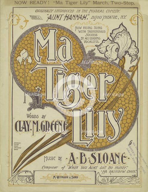 'Ma Tiger Lily', 1900. Creator: Unknown.