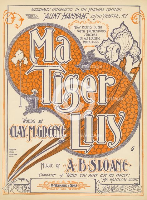 'Ma Tiger Lily', 1900. Creator: Unknown.