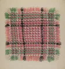 Mat, c. 1937. Creator: Eva Wilson