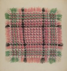 Mat, c. 1937. Creator: Eva Wilson
