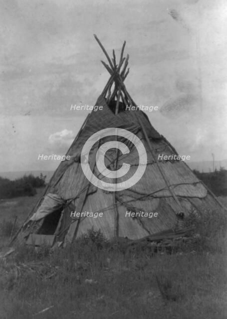 Mat lodge-Yakima, 1910, c1910. Creator: Edward Sheriff Curtis.