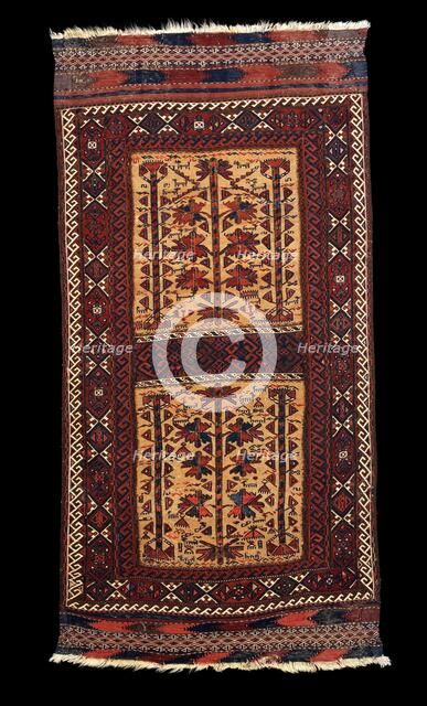 Mat (Sofreh), about 1875. Creator: Unknown.