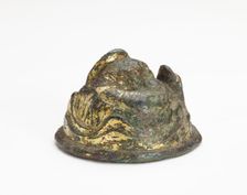 Mat weight in the form of a tiger in mountains, Han dynasty, 206 BCE-220 CE. Creator: Unknown
