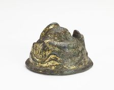 Mat weight in the form of a tiger in mountains, Han dynasty, 206 BCE-220 CE. Creator: Unknown