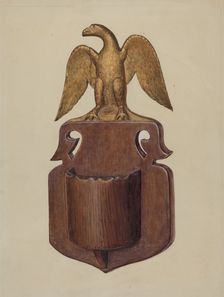 Match Case for Wall, c. 1938. Creator: Howell Rosenbaum