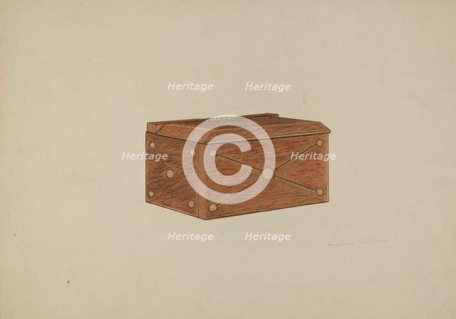 Match Box, c. 1941. Creator: Ardella Watkins.