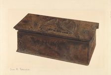 Match Box, c. 1939. Creator: John H. Tercuzzi