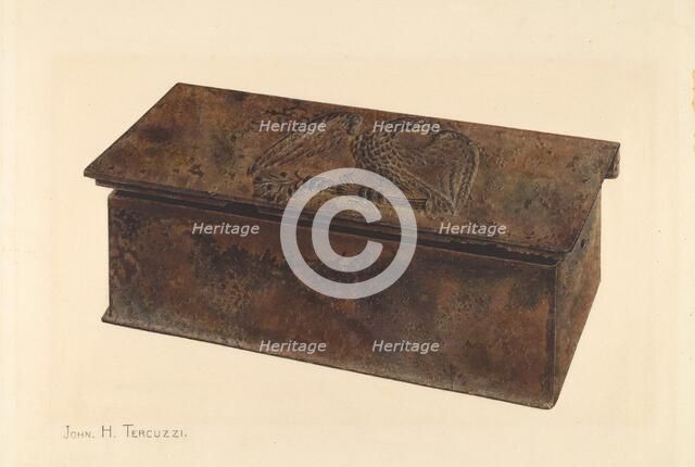 Match Box, c. 1939. Creator: John H. Tercuzzi.