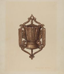 Match Holder, 1935/1942. Creator: Edward L Loper