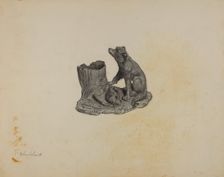 Match Holder, c. 1940. Creator: Helen Hobart