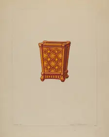 Match Holder, c. 1937. Creator: Robert Schuerer