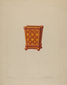 Match Holder, c. 1937. Creator: Robert Schuerer