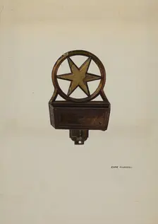 Match Holder, c. 1939. Creator: Chris Makrenos