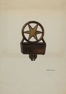 Match Holder, c. 1939. Creator: Chris Makrenos