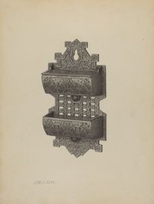 Match Safe, c. 1939. Creator: Julius Bellamy