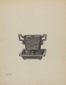 Match Safe, c. 1940. Creator: Amelia Tuccio
