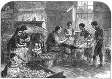 Matchbox-makers at Bow, 1871. Creator: Unknown
