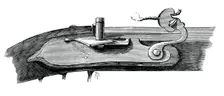 Matchlock, late 17th century, from the Tower of London, (c1880)