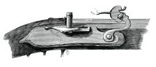 Matchlock, late 17th century, from the Tower of London, (c1880)