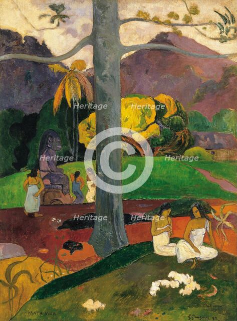 Mata Mua (In Olden Times), 1892. Artist: Gauguin, Paul Eugéne Henri (1848-1903)