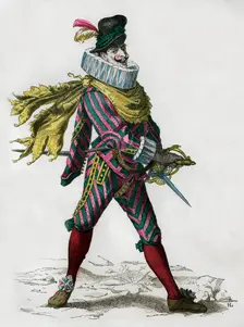 Matamore captain, hired killer, Spanish type, 17th century (1882-1884)