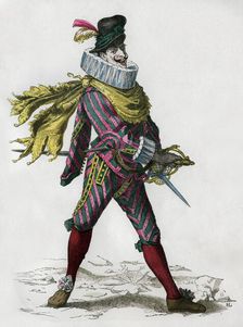 Matamore captain, hired killer, Spanish type, 17th century (1882-1884)