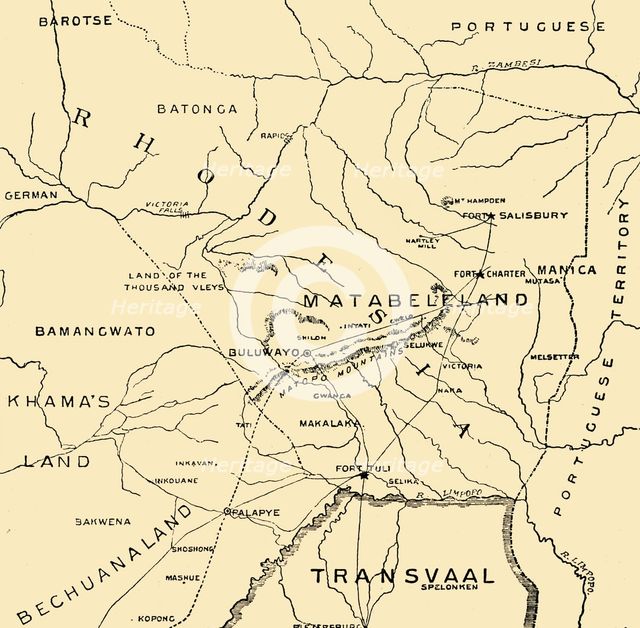 'Matabeleland', 1900. Creator: Unknown.