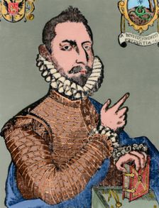 Mateo Aleman (1547-1614), Spanish novelist and writer. Creator: Unknown