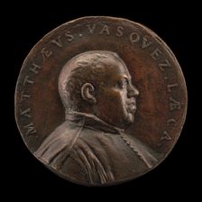 Mateo Vásquez, c. 1542-1591, Secretary to King Philip II from 1573 [obverse], c. 1573. Creator: Unknown