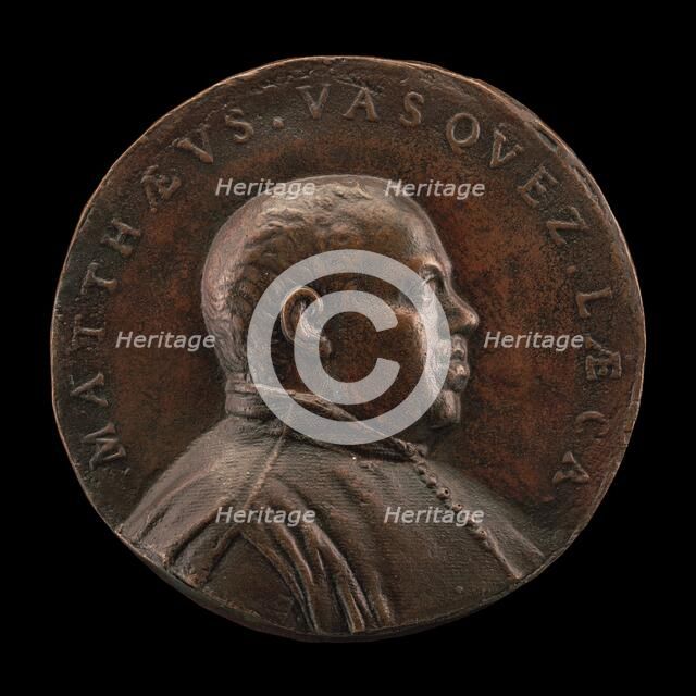 Mateo Vásquez, c. 1542-1591, Secretary to King Philip II from 1573 [obverse], c. 1573. Creator: Unknown.