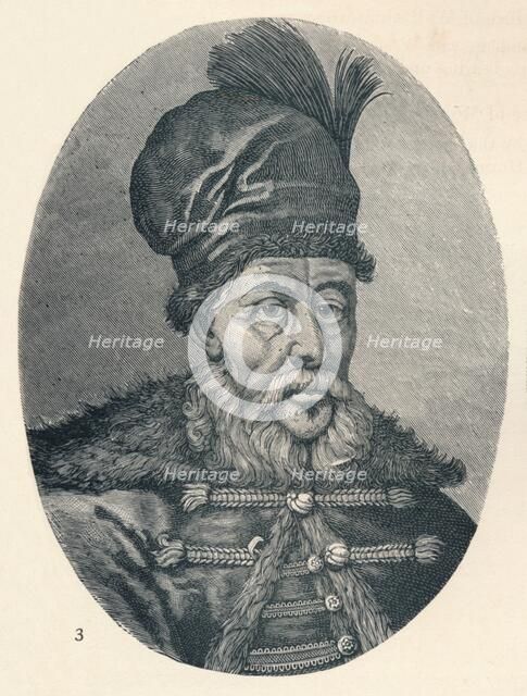 'Matei Basarab, Prince of Wallachia and Moldavia', c1906, (1907). Artist: Unknown.