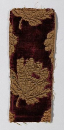 Matelasse (Pieces from dress 1923.1639a), France, 1880/90. Creator: Unknown