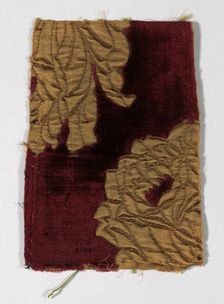 Matelasse (pieces from dress 1923.1639a), France, c. 1885. Creator: Unknown