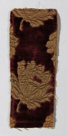 Matelasse (Pieces from dress 1923.1639a), France, 1880/90. Creator: Unknown