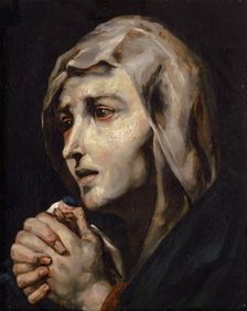 Mater dolorosa, Copy after Ribera, 1811. Creator: Theodore Gericault
